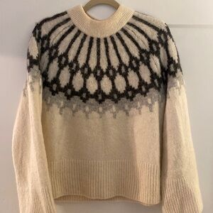 NWTs!! Banana Republic Cream Fair Isle Sweater